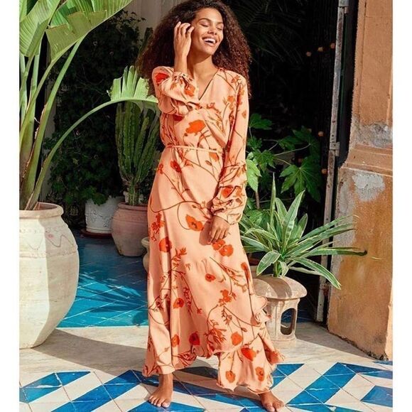 Johanna Ortiz X H&M Creped Dress Wrap Flor… - Picture 2 of 16